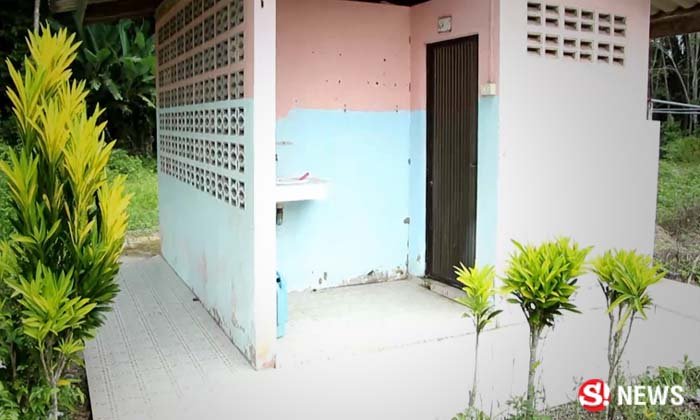 ภารโรงล้างคราบจุดเกิดเหตุ ชาวบ้านลือผีเฮี้ยน ผอ.ยังลาป่วย