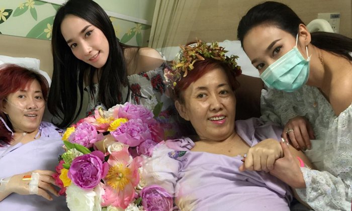 ภาพโพสต์สุดท้ายของ พี่เสาว์ มิสทีน ถ่ายกับน้องรัก อั้ม พัชราภา