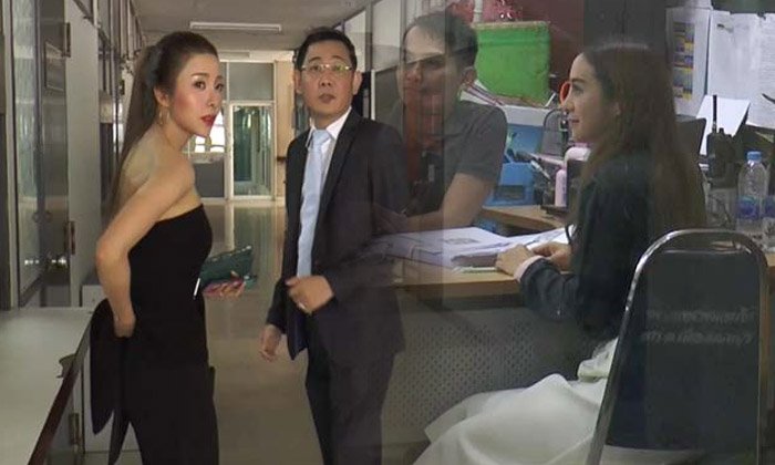 "เนย เนโกะจัมพ์" และ "วีเจจ๋า" ขึ้นโรงพักรับทราบข้อกล่าวหากรณีโพสต์ภาพคู่น้ำเมา