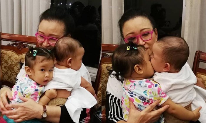 อบอุ่นอ้อมกอดคุณย่า น้องปริม น้องตฤณ ลูกของพ่อชาย พ่อมิค