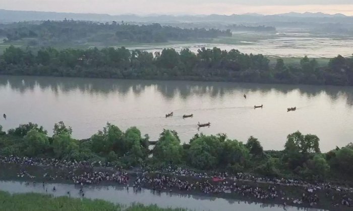 ยูเอ็นเอชซีอาร์เผยภาพถ่ายทางอากาศ "โรฮิงญา" ลี้ภัยนับพัน