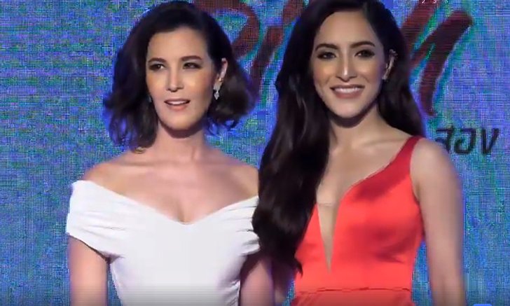 ภาพแรก "ธัญญ่า-พิ้งกี้" ยิ้มอ่อนเผชิญหน้าโอบเอวกันบนเวที