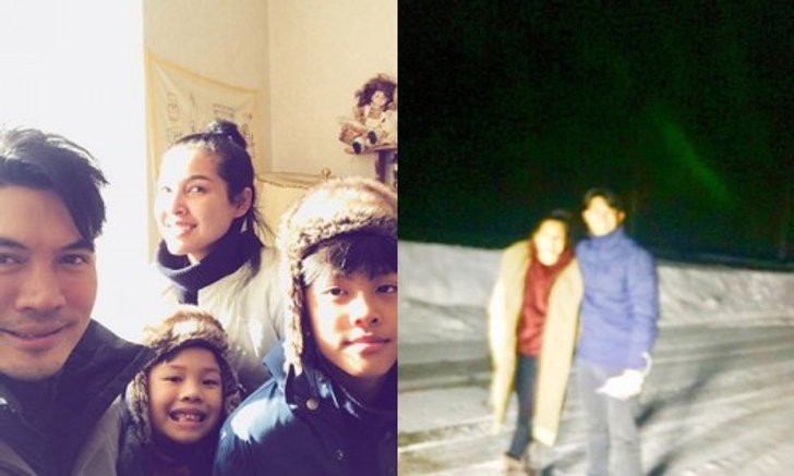 ฮามาก เมื่อคนขับรถ อาสาถ่ายรูปคู่ เคน-หน่อย ท่ามกลางแสงเหนือ