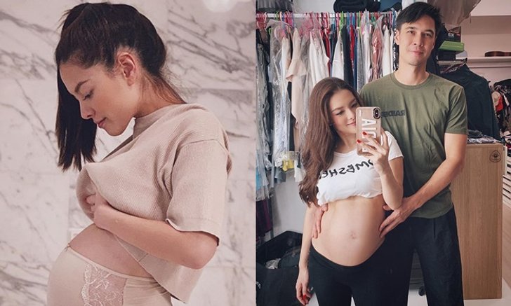 "ลิเดีย" โชว์ภาพท้องโต สะดือหงายแบบนี้ ให้ทายได้ลูกชายหรือลูกสาว?