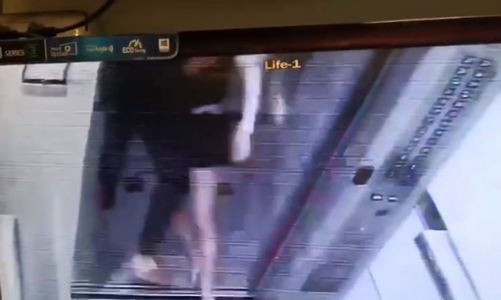 เผยคลิปวงจรปิดวินาที "ไออุ่น รัชเดช" นำร่าง “ลันลาเบล” ออกจากลิฟต์