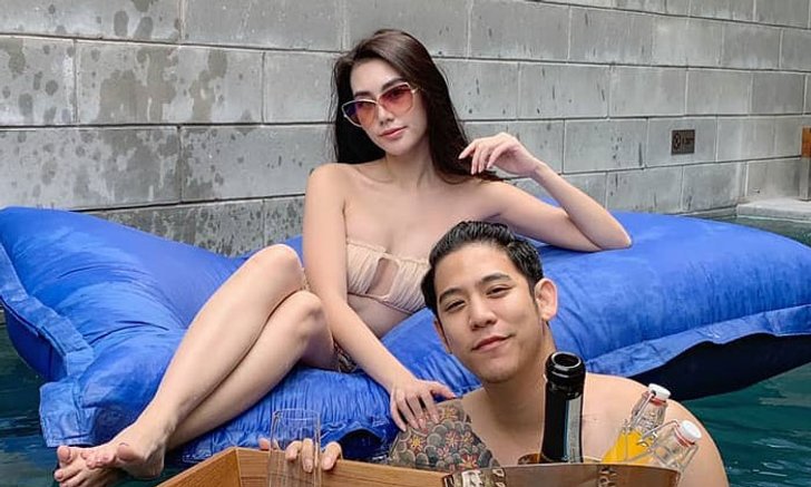 ทริปสวีท "พอร์ช ศรัณย์" ควง "ดาว พิมพ์ทอง" ลงสระพร้อมทีเด็ดชุดบิกินี่สุดแซ่บ