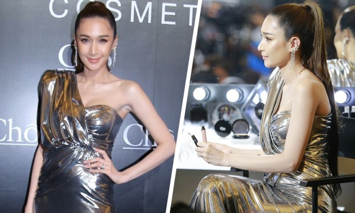 เป๊ะทุกมุม "เนย โชติกา" อุ้มท้อง 3 เดือนออกสื่อ ราศีจับ สวยเปล่งปลั่งมาก