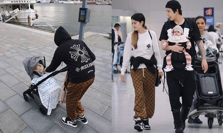 "มาร์กี้" สุดยอดคุณแม่ ทริปสวีเดน ให้นมลูกไปด้วยเข็นรถไปด้วย