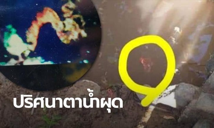 ฮือฮาทั้งหมู่บ้าน ภาพคล้ายพญานาคโผล่ตาน้ำผุด สธ.ขึ้นป้ายสั่งห้ามดื่ม