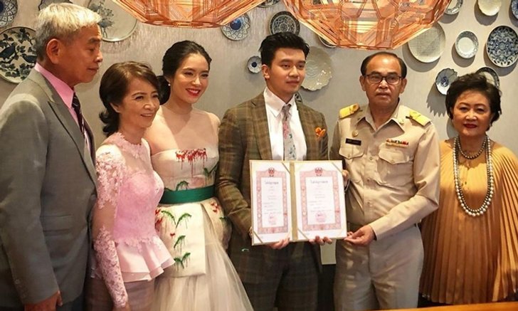 "โดนัท มมัสนันท์" แต่งงานแล้ว จดทะเบียนสมรส "ตาม จำนงษ์อาษา" เจ้าสาวน่ารักมาก