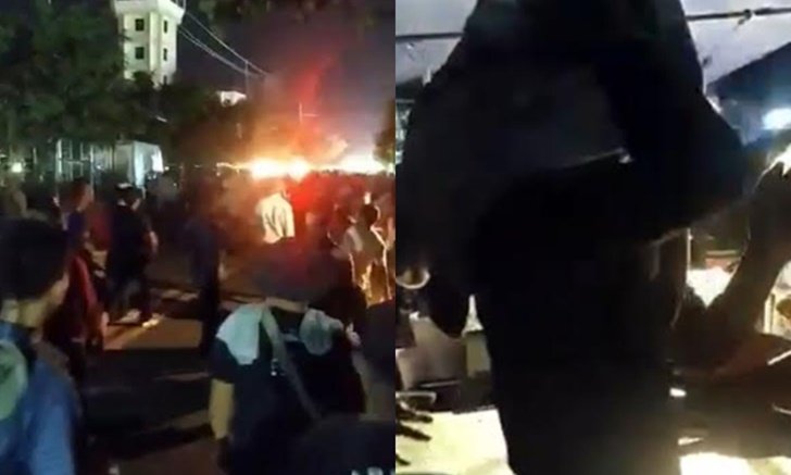 โกลาหลตามคาด โจ๋เปิดฉากตะลุมบอน หลังจบคอนเสิร์ต "ปู พงษ์สิทธิ์"