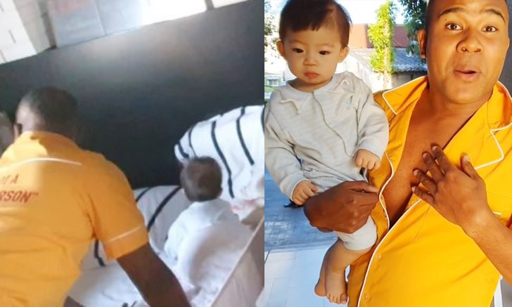 "รัศมีแข" ตกใจขั้นสุดเล่านาทีอุ้ม "น้องปกป้อง" วิ่งหนีแผ่นดินไหว