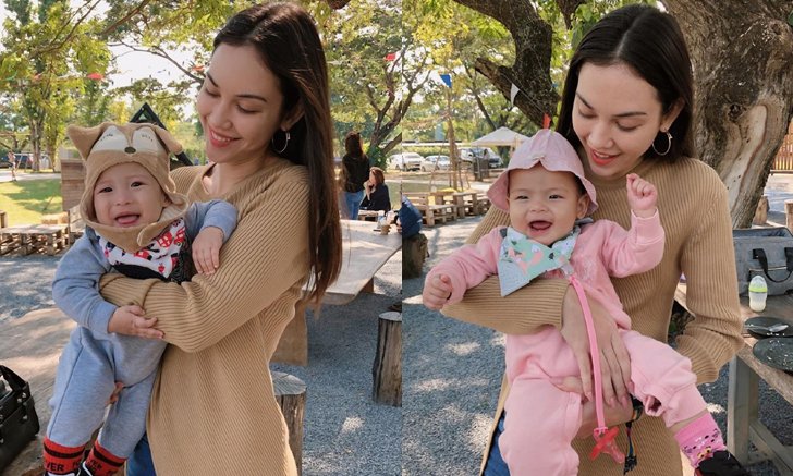 "แมท" พาหลานแฝด "มีก้า-มีญ่า" เที่ยวโบนันซ่า แคปชั่นน่ารักเหมือนได้อุ้ม "ป๊อก-มาร์กี้"