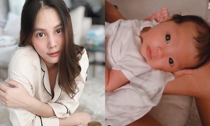 "น้องโนล่า" ลูกสาว "เจนี่" ลืมตาแป๋ว หน้าตาจิ้มลิ้มมาก