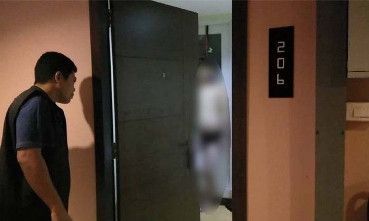 "หนุ่มดัตช์" ผูกคอดับคาโรงแรมดังเมืองพัทยา ตร.เร่งหาสาเหตุ