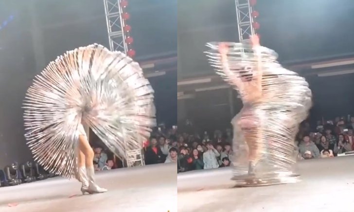 เอวสุดพลิ้ว สาวจีนโชว์ลีลาเล่น “ฮูลาฮูป” ควงทีเดียวนับไม่ถ้วน