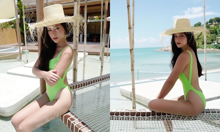 "บี น้ำทิพย์" ใส่ชุดไฮคัทสุดแซ่บ "ป้อง ณวัฒน์" ถึงกับคอมเมนต์