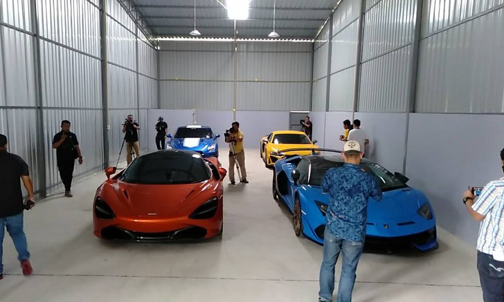 อายัดรถซูเปอร์คาร์ 110 ล้านบาท แก๊งพนันออนไลน์ อึ้งดาราดังช่วยซุกโกดัง