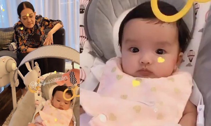 "น้องเวทย์มน" 3 เดือนแล้ว หน้าตาแป๋วแหว๋ว "คุณย่าพิมพ์แข" หลงหลานสาวหนักมาก (คลิป)