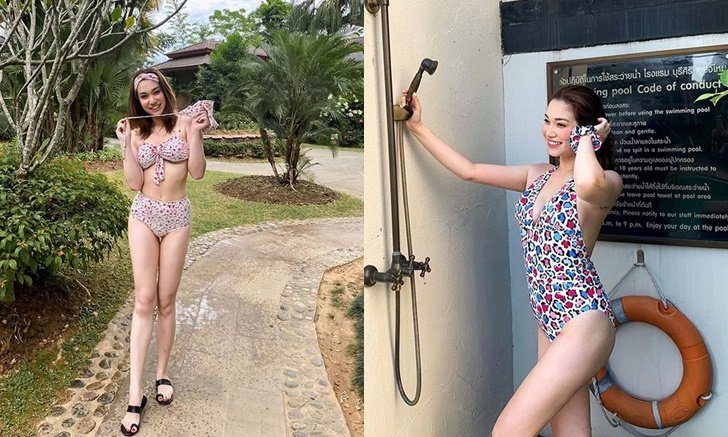 "นนนี่" ปล่อยภาพแซ่บใส่ชุดว่ายน้ำ ถอดความสวยแม่ "แอน สิเรียม"