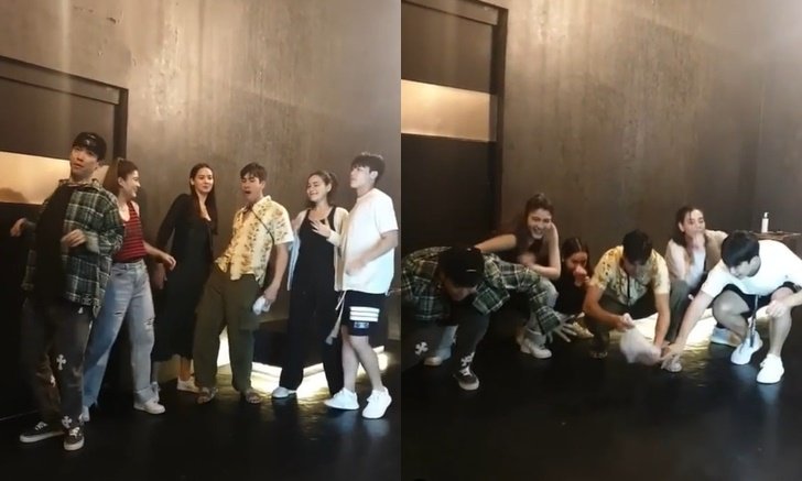 น่ารักไม่ไหว 3 คู่จิ้นคู่จริง เต้นเพลงก้มต่ำ ลีลาสุดพลิ้ว