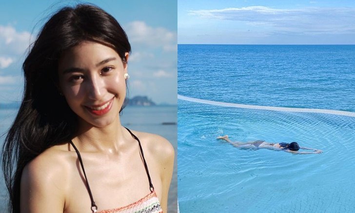 "มิ้นต์ ชาลิดา" สุดเซ็กซี่ใส่บิกินี่แหวกว่ายกลางสระว่ายน้ำ