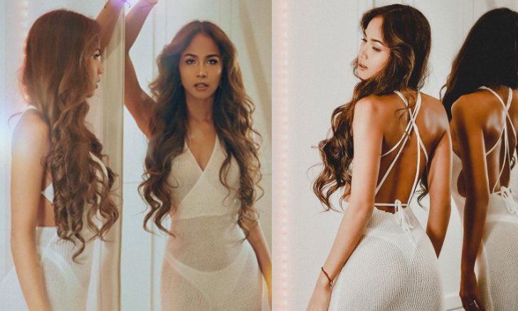 ช็อตเด็ด! "เมญ่า นนธวรรณทัศ" สวมเดรสขาวบางเว่อร์ เห็นทะลุทะลวงถึงชั้นใน