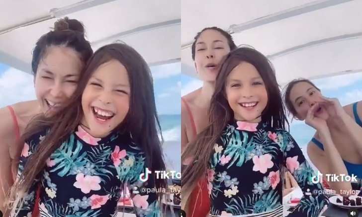 "น้องไลลา" คลิปเต้นกับ "พอลล่า-เจนี่" มีแต่คนชมว่าน้องสวยมาก