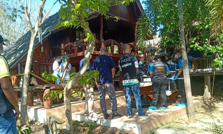 โจรบุกเดี่ยวชิงทอง 47 บาท ห้างดังบ้านโป่ง ยิงตัวเองดับคารีสอร์ต ขณะตำรวจบุกจับ