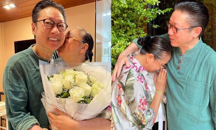นานๆ ทีจะได้เห็น "เสี่ยตา ปัญญา" สวีทภรรยา อวยพรวันเกิดสุดซึ้ง