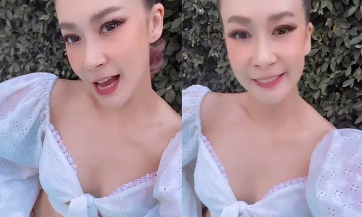 "เอมี่ กลิ่นประทุม" รีวิวเสื้อตัวใหม่ โอ้โห! แต่ละช็อต ขาวจั๊วะจนแทบหลุดโฟกัส (คลิป)