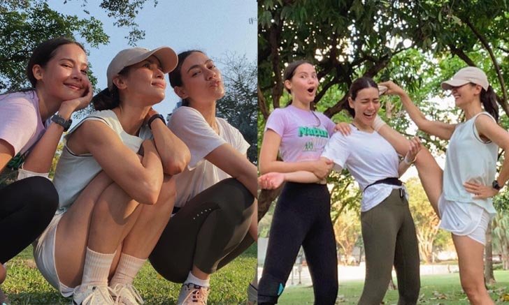 สุดมาก! ท่ายืดเส้น ของ "แอน ทองประสม" ทำ "คิม-ญาญ่า" ถึงกับร้อง