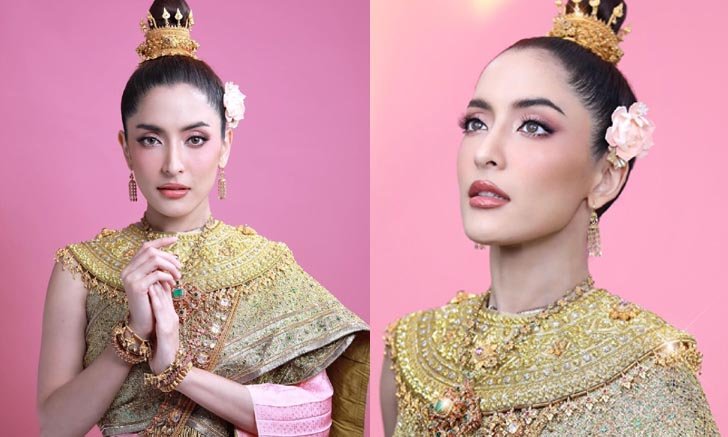 "พิ้งกี้ สาวิกา" แปลงโฉมเป็นนางสงกรานต์ "รากษสเทวี" งดงามสะกดสายตา