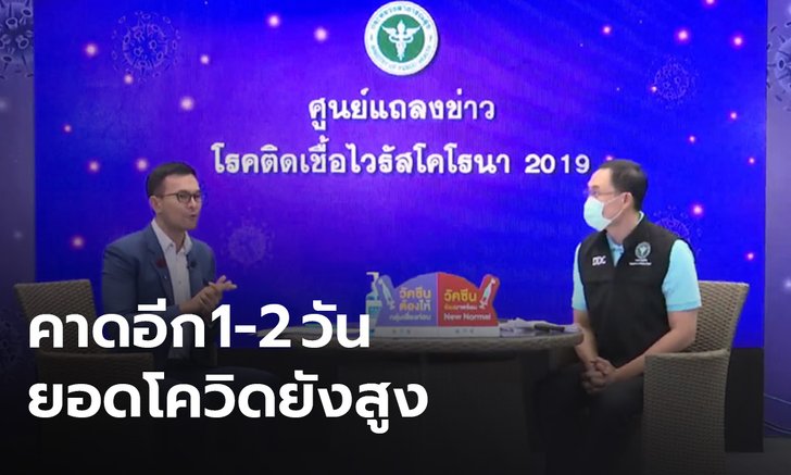 สธ.คาด 1-2 วันนี้ จำนวนผู้ป่วยโควิดจะยังคงมีอัตราสูง