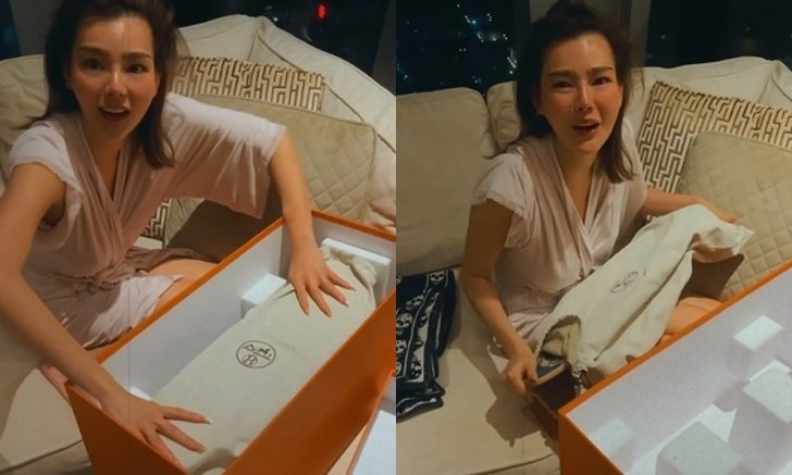 "ดิว อริสรา" น้ำตาแตก เปิดกล่องของขวัญจาก "เซบาสเตียน" แถมราคาแรงมาก