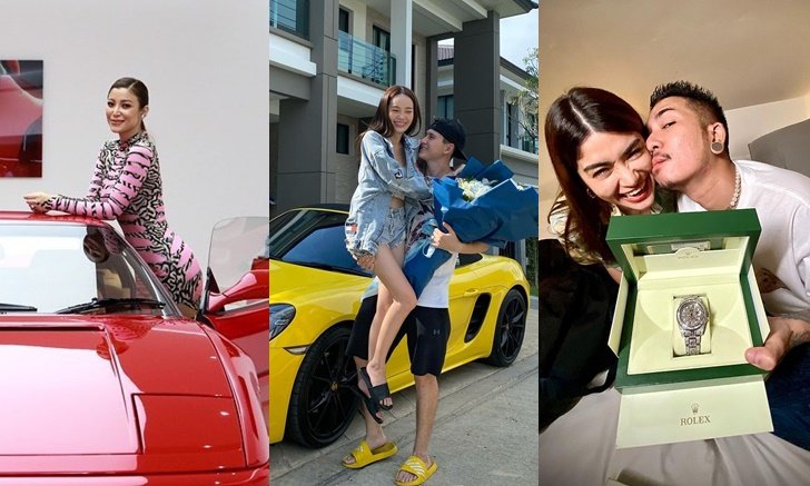 รวม 5 สุดยอด "ภรรยาสายเปย์" ทุ่มไม่อั้นซื้อของหลักล้านให้สามี