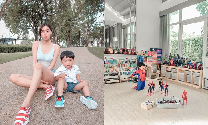 "นิวเคลียร์" ทำห้องของเล่นให้ "ไทก้า" สุดภูมิใจประกอบเองตั้งแต่ตู้จนถึงพื้น