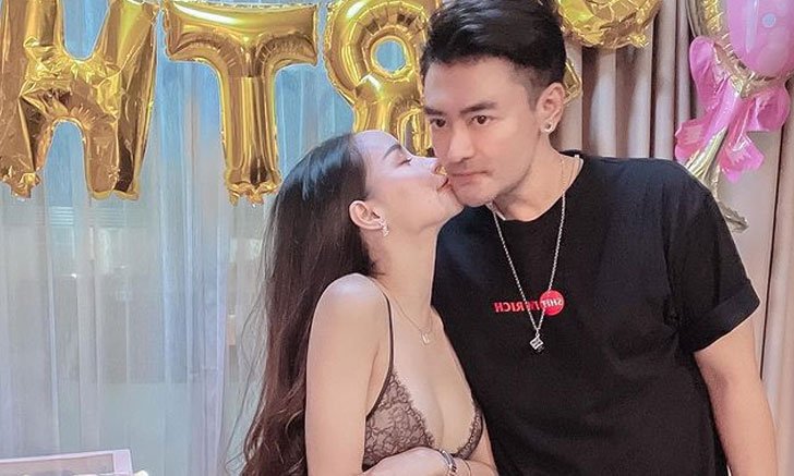 "เติ้ล ธนพล" ปล่อยช็อตหวาน วันเกิด "นิวนิว" ใส่ซีทรูธีมชุดนอนสุดเซ็กซี่