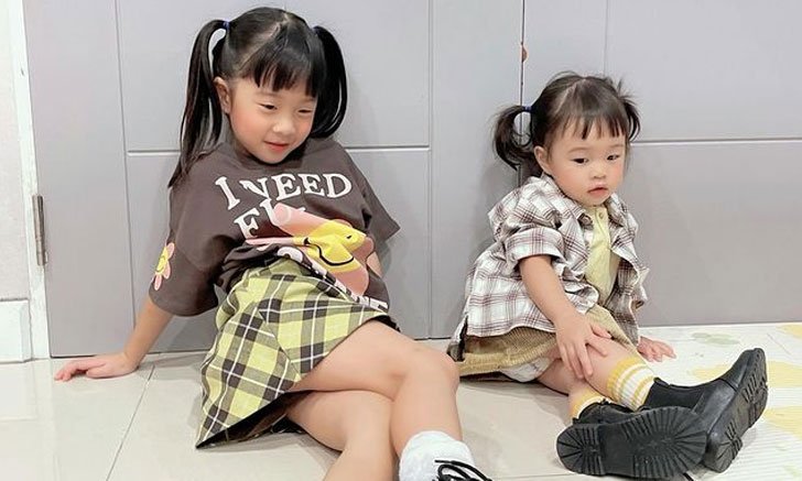 น่าเอ็นดูมาก "น้องเป่าเป้ย์" โพสท่าเลียนแบบ "พี่เป่าเปา"
