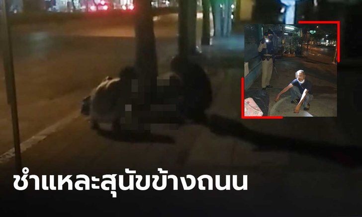 แจงคลิป 2 หนุ่มชำแหละสุนัขริมทาง เป็นคนเร่ร่อน หวังเอาซากสุนัขถูกรถชนไปกิน