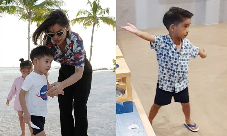 เก่งอ่ะ "อลัน" ลูกชาย "โอปอล์-หมอโอ๊ค" พูดชื่อเทพทั้งโอลิมปัสได้แม่นมาก