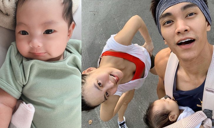 ฟิตยกบ้าน "เจนี่-มิกกี้" กระเตง "น้องโนล่า" ออกกำลังกาย แจกความสดใสยามเช้า