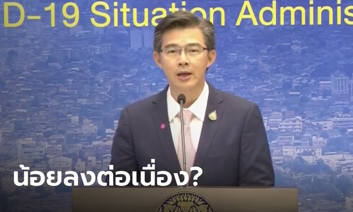 น้อยลงต่อเนื่อง! ไทยพบผู้ป่วยโควิด-19 เพิ่ม 38 ราย รวมติดเชื้อสะสม 2,258 ราย