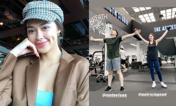 "แพทริเซีย" ควง "โน้ต วิเศษ" ออกกำลังกายฟิตหุ่นแพ็กคู่ น่ารักมุ้งมิ้งสุดๆ