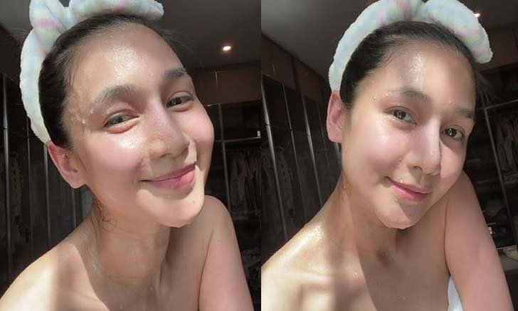 "เนย โชติกา" เผยวิถีคุณแม่ลูกอ่อน อยู่ไฟเหงื่อท่วมตัว ถึงหน้าสดแต่ยังสวยใสมาก