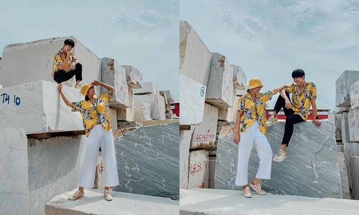"พุฒ-จุ๋ย" ไปไกลดูหินอ่อนตกแต่งบ้าน ภาพสวยนึกว่าไปถ่ายแบบ