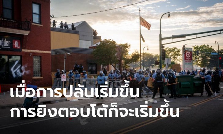 เปิดเบื้องหลังวาทะ ปธน. ทรัมป์ “เมื่อการปล้นเริ่มขึ้น การยิงตอบโต้ก็จะเริ่มขึ้น”