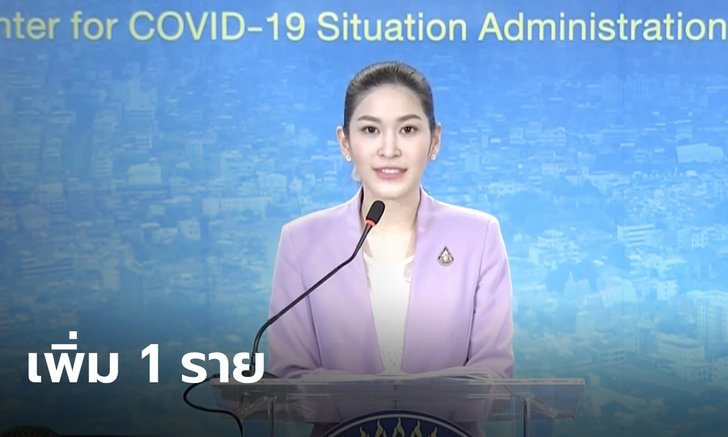 ไทยพบผู้ติดเชื้อเพิ่ม 1 ราย กลับจากซาอุฯ รวมป่วยสะสม 3,084 ราย