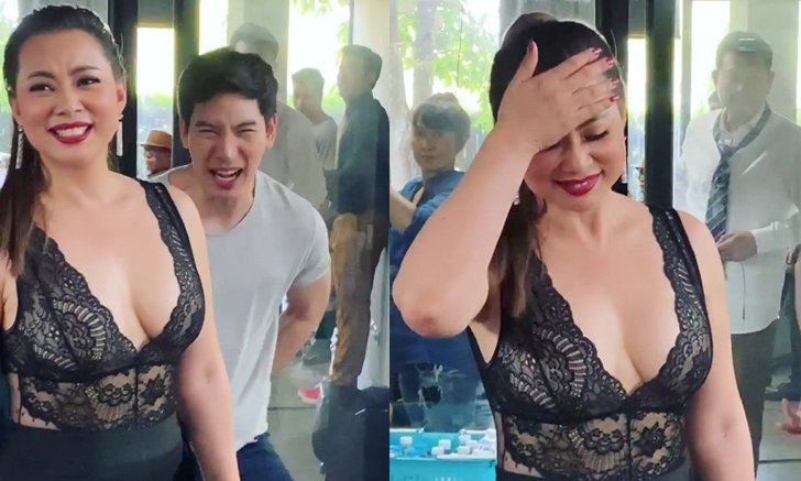 "ซานิ" ละสายตาลำบากมาก โพสต์คลิปอวยพรวันเกิด แต่ชุด "บุ๋ม ปนัดดา" ใหญ่! แย่งซีน