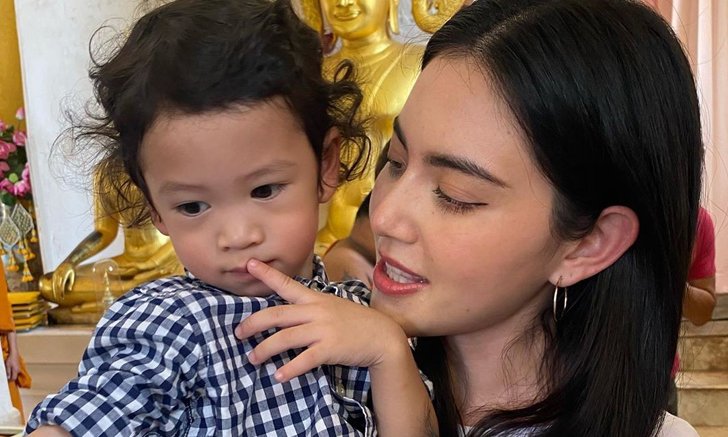 "น้องโพธิ์" เขินตัวม้วน เจอคุณอาคนสวย "ใหม่ ดาวิกา" สงสัยแพ้ทาง ไม่กล้ามองหน้าเลย